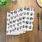 Moon Phases Pattern 10" x 10" Cotton Twill Napkin